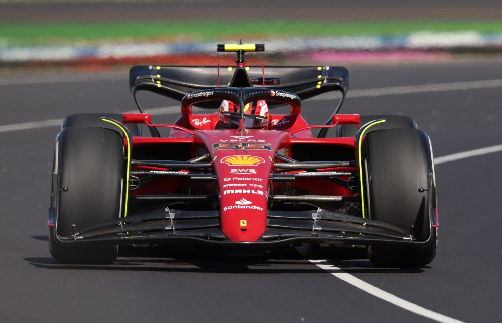 Ferrariu00e2u20acu2122s Carlos Sainz Jr. in action during practice at the Melbourne Grand Prix Circuit April 8, 2022. u00e2u20acu201d Reuters pic