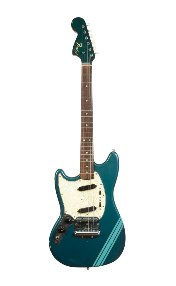 Julien's Auctions is auctioning a left-handed 1969 Fender Mustang that belonged to Kurt Cobain. u00e2u20acu201d ETX Studio pic