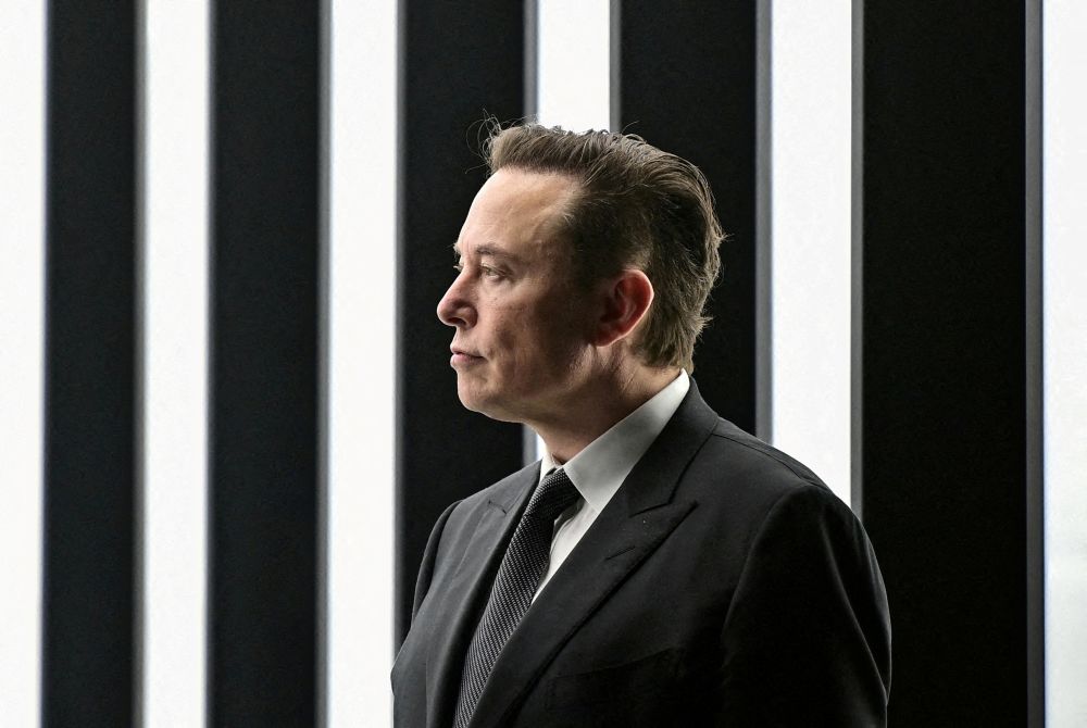 Elon Musk attends the opening ceremony of the new Tesla Gigafactory for electric cars in Gruenheide, Germany March 22, 2022. u00e2u20acu201d Reuters pic