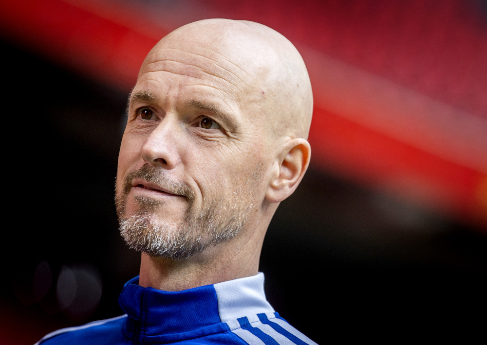 Ajaxu00e2u20acu2122s Dutch coach Erik ten Hag poses during the Toto KNVB Cup Press Conference prior to the cup final against PSV Eindhoven at the Johan Cruyff Arena in Amsterdam, April 15, 2022. u00e2u20acu201d AFP pic 