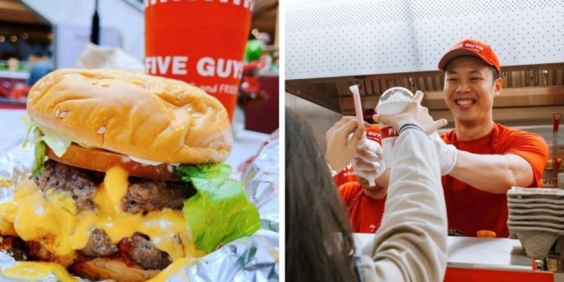 The Five Guys in Kuala Lumpur, is located at Lot C3.06.01, Level 3, Connection, in Pavilion Mall. u00e2u20acu201d Picture from Instagram/Five Guys via SoyaCincaun