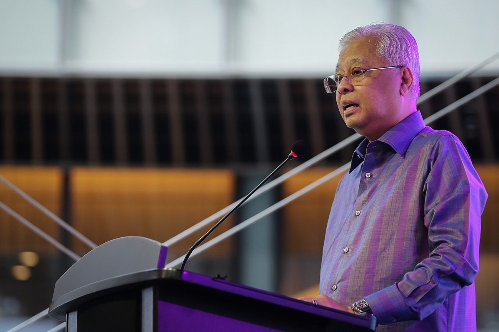 Prime Minister Datuk Seri Ismail Sabri Yaakob speaks during the launch of the Social Entrepreneurship Action Framework 2030 in Kuala Lumpur April 23, 2022. u00e2u20acu2022 Picture by Yusof Mat Isa