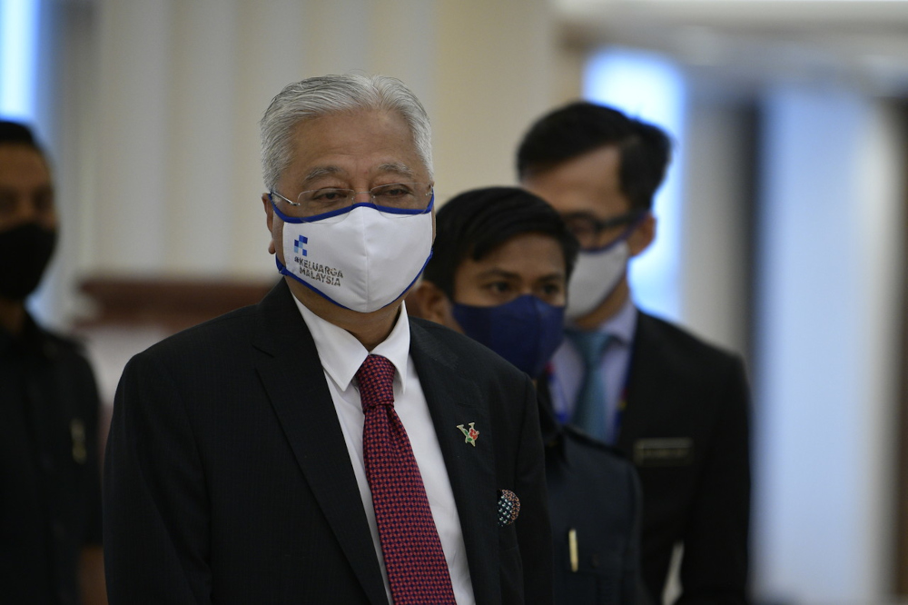 Prime Minister Datuk Seri Ismail Sabri Yaakob at Parliament Building, April 11, 2022. u00e2u20acu201d Bernama pic 