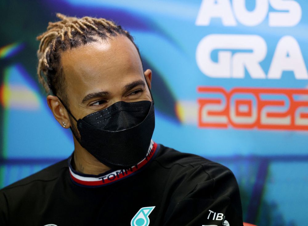 Mercedes' Lewis Hamilton during a press conference at the Melbourne Grand Prix Circuit April 7, 2022. u00e2u20acu201d Reuters pic