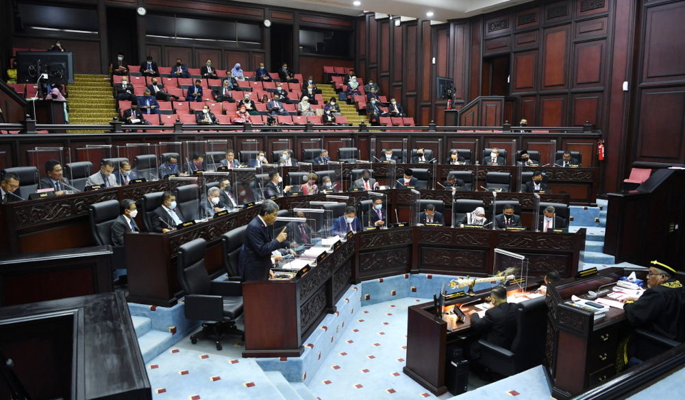 The first sitting of the fifth term of the 14th Negri Sembilan State Legislative Assembly in Seremban, April 19, 2022. u00e2u20acu201d Bernama pic 