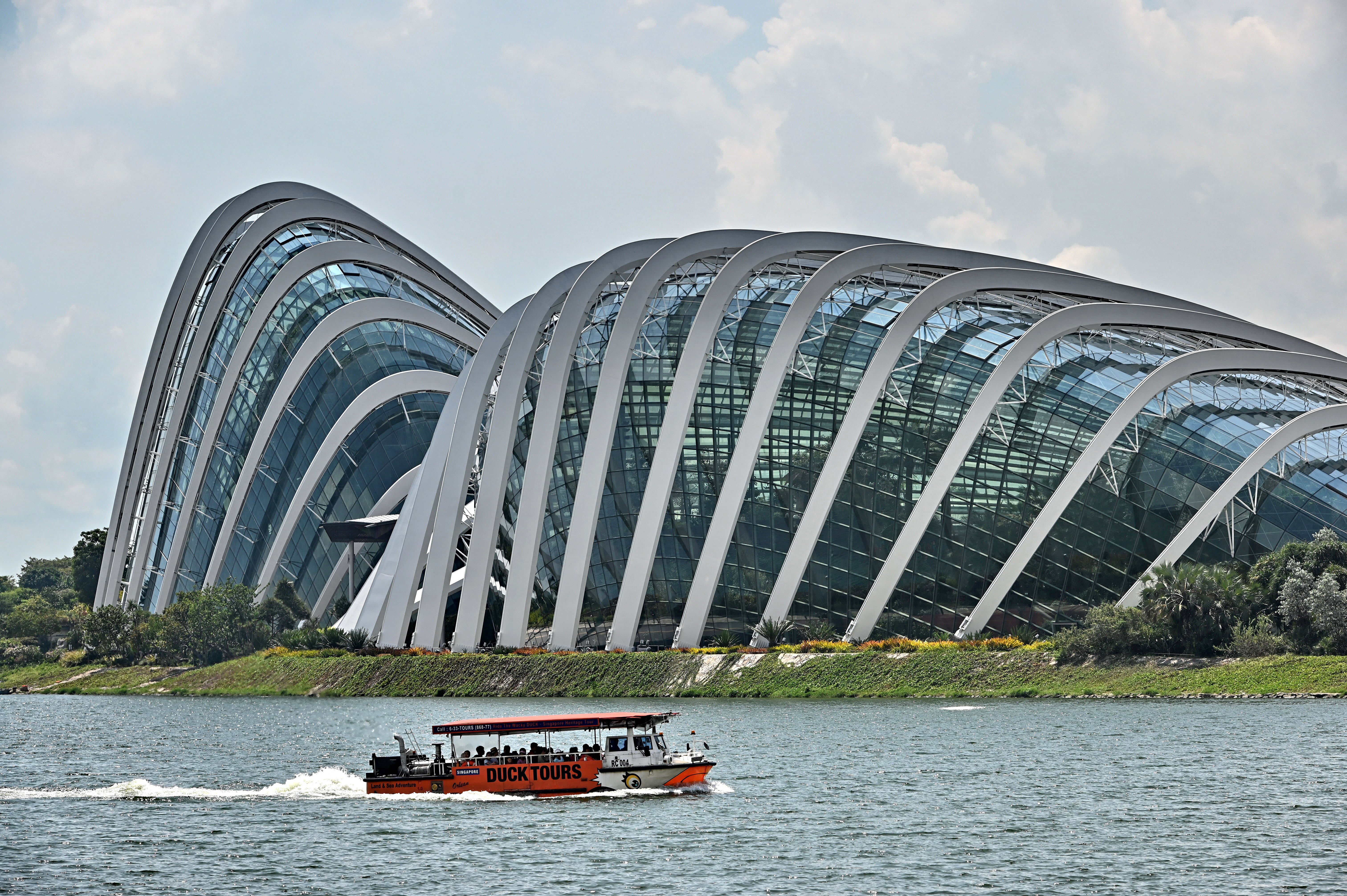 Tourists passing the glass dome of Gardens by the Bay. A Wellness Festival Singapore is set to be launched in June 2022 and it will feature a multi-sensory pop-up space at Gardens by the Bay. u00e2u20acu2022 AFP pic