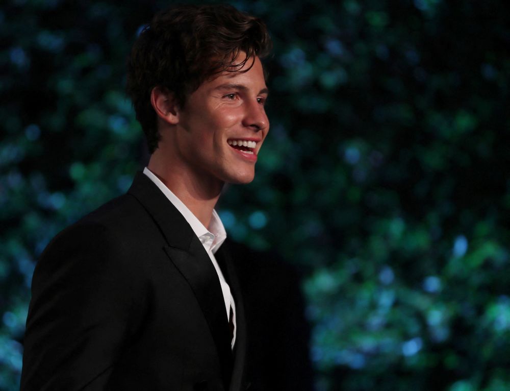 Shawn Mendes arrives at the Vanity Fair Oscar party during the 94th Academy Awards in Beverly Hills, California March 27, 2022. u00e2u20acu201d Reuters pic nn