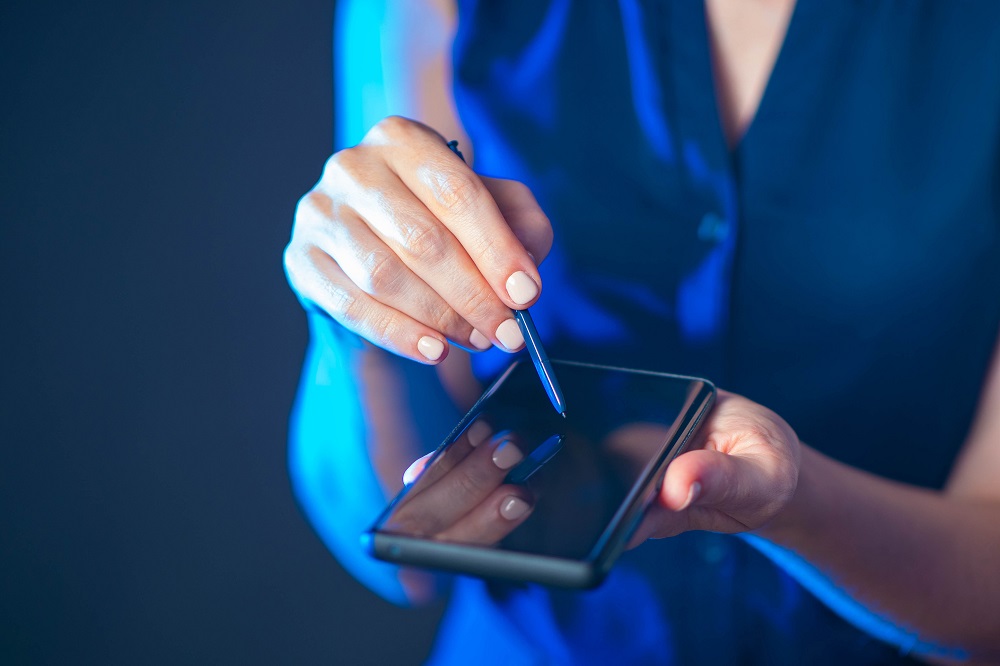 The stylus offers unparalleled precision when it comes to typing. u00e2u20acu2022 Shutterstock pic