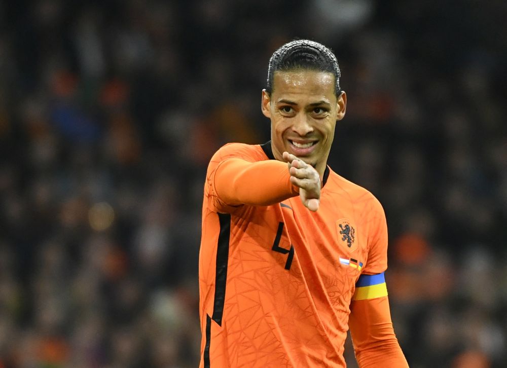 Netherlands' Virgil van Dijk during the friendly against Germany in Amsterdam March 29, 2022. u00e2u20acu201d Reuters pic 