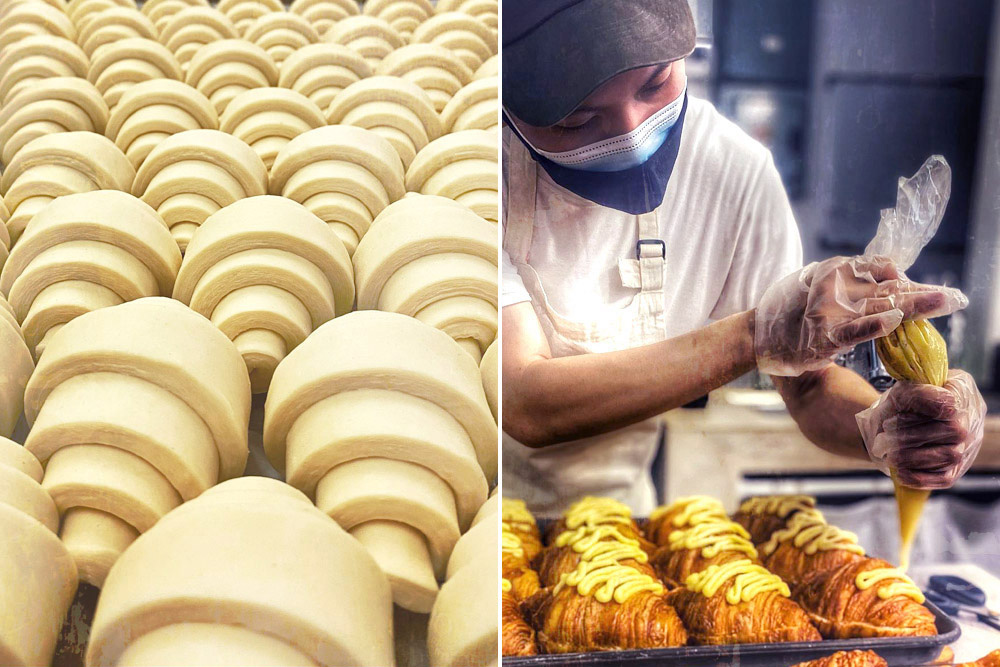 From rolling the dough to adding final flourishes, every croissant is a labour of love.
