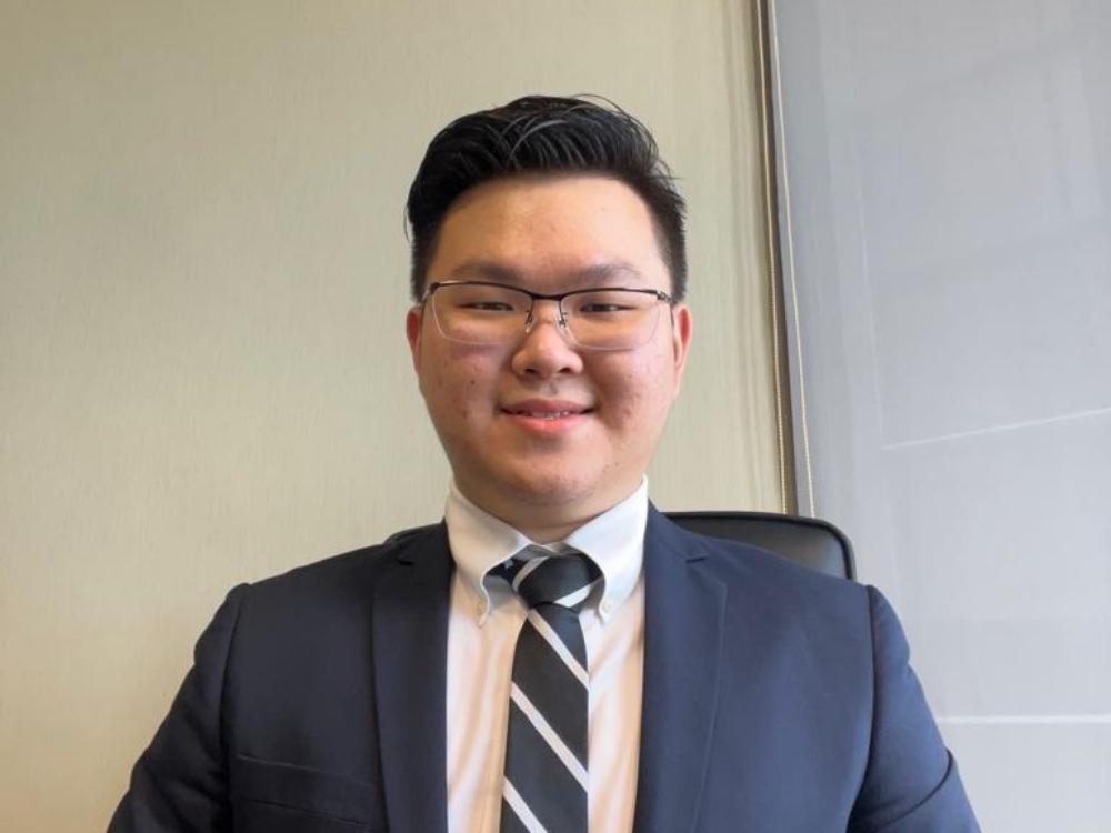 Pending assemblywoman Violet Yongu00e2u20acu2122s special assistant, George Lam. u00e2u20acu201d Borneo Post pic