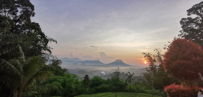 Sunrise at Bung Bratak. u00e2u20acu201d Picture courtesy of Peter Minos via Borneo Post