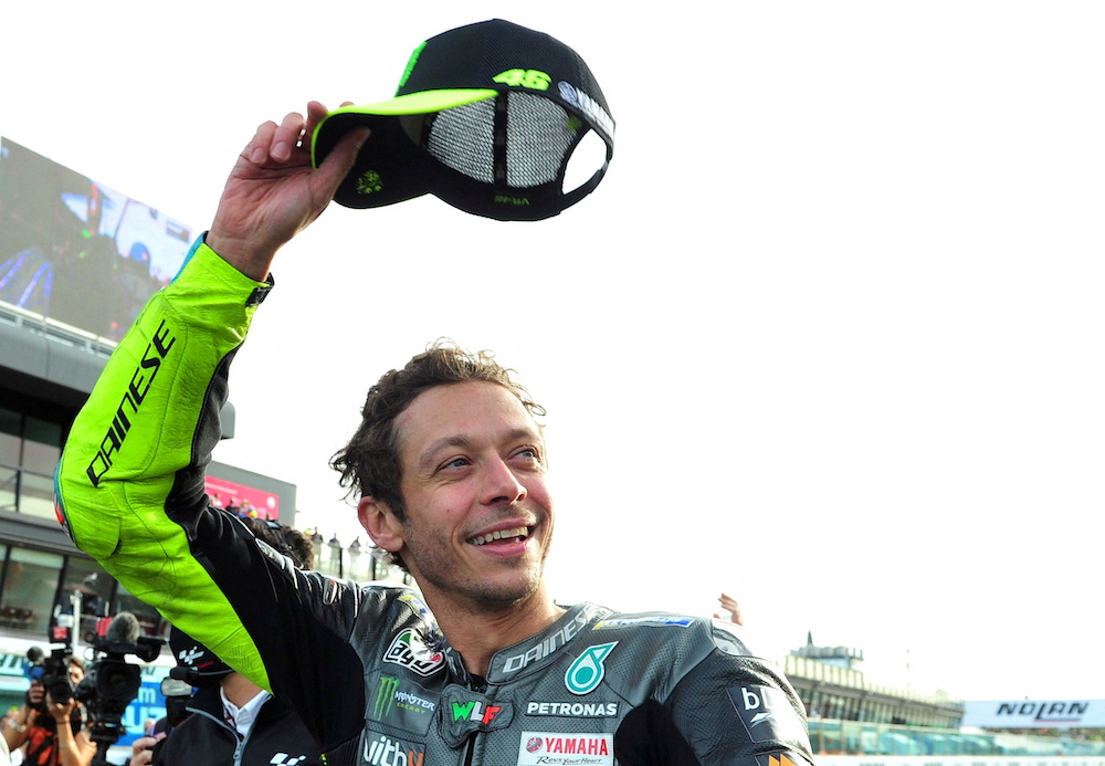 Petronas Yamaha SRT's Valentino Rossi reacts after the race at the Misano World Circuit Marco Simoncelli, Misano, Italy  October 24, 2021. u00e2u20acu201d Reuters pic