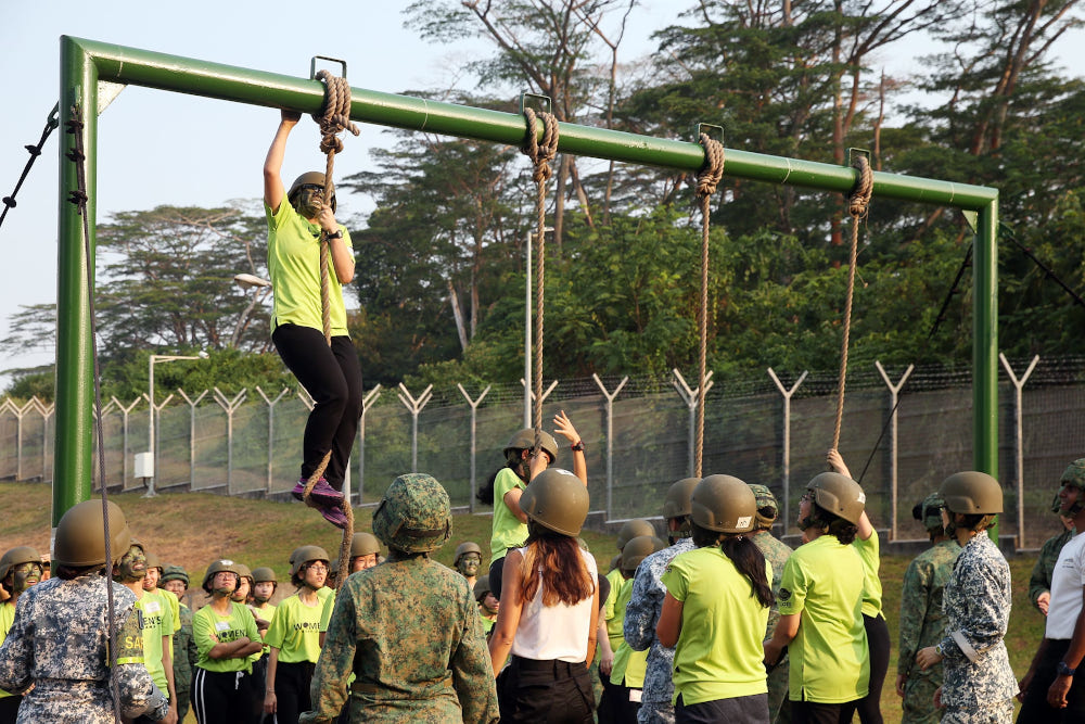 Should Singapore ever face a threat by an aggressor, the Defence Ministry and Singapore Civil Defence Force will call on the government to enlist women, teenagers and older men to defend Singapore, Defence Minister Ng Eng Hen said. u00e2u20acu201d Ooi Boon Keong/TODA