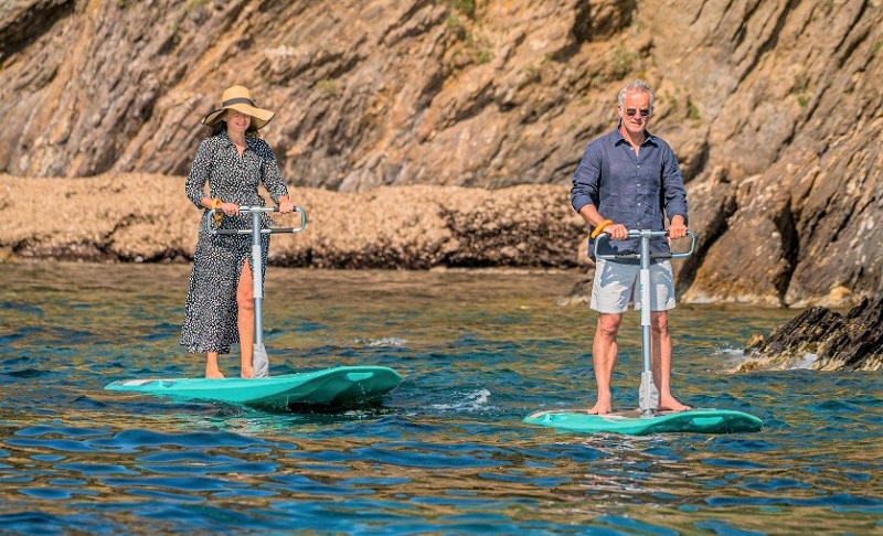 The BlueWay is described as an electric marine scooter. u00e2u20acu201d Picture courtesy of Next Blue Techu00c2u00a9 Next Blue Tech BlueWay via ETX Studio