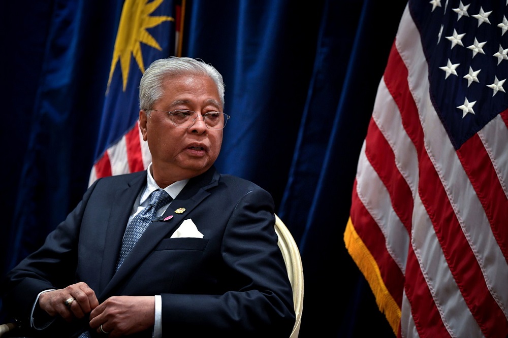 Prime Minister Datuk Seri Ismail Sabri Yaakob during a press conference with Malaysian reporters after attending the final session of the two-day special US-Asean Summit in Washington May 14, 2022. u00e2u20acu201d Bernama pic