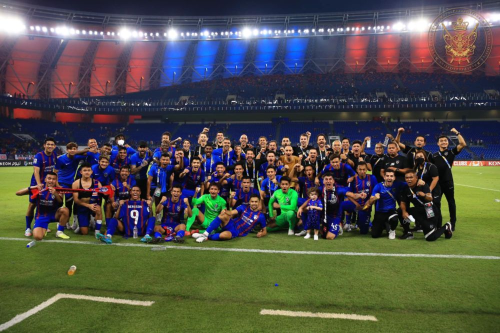 The JDT football team made history by advancing to the knockout round of the Asian Champions League (ACL) for the first time. u00e2u20acu201d Picture courtesy of Facebook/officialsultanibrahim