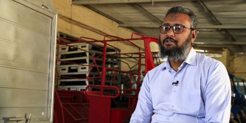 Mohamed Samir, owner of al-Shehab factory for the manufacture of electric tuk-tuks. u00e2u20acu201d ETX-Studio picnn