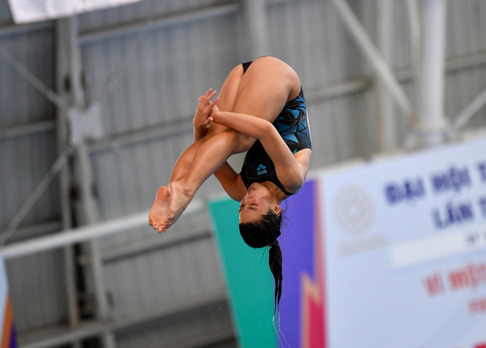 National diver Ng Yan Yee in the womenu00e2u20acu2122s 3M springboard during 31st SEA Games at My Dinh Aquatic Centre in Hanoi, May 19, 2022. u00e2u20acu201d Bernama pic 