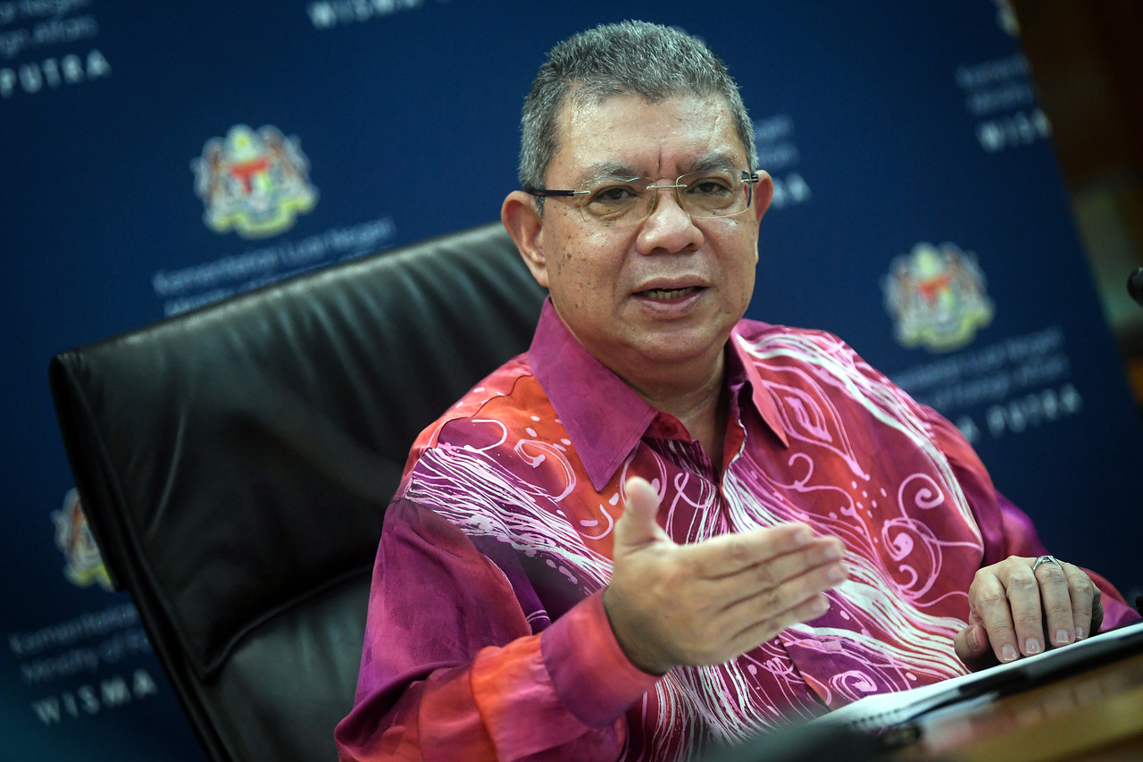 Foreign Minister Datuk Seri Saifuddin Abdullah, during a special interview at Wisma Putra, May 7, 2022. u00e2u20acu201d Bernama pic