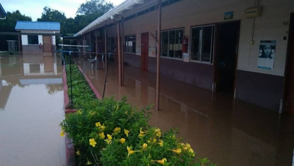 SK Yuk Sin was among eight schools in Sabah affected by floods. u00e2u20acu201d Picture courtesy of Sabah Education Departmentn
