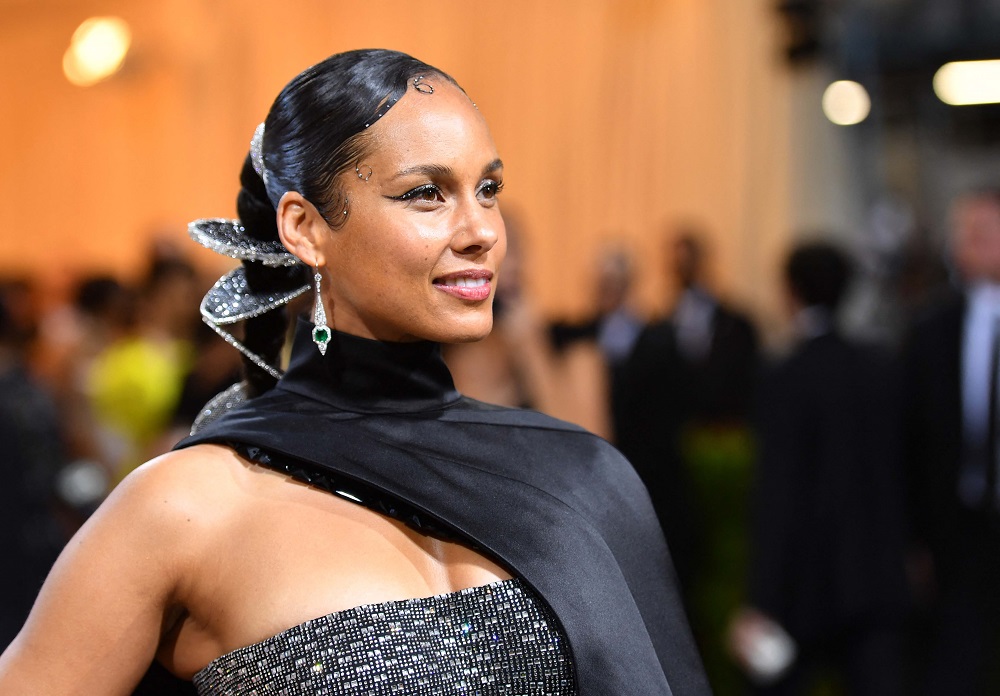 Alicia Keys unveiled her first makeup collection during the Met Gala. u00e2u20acu2022 AFP pic