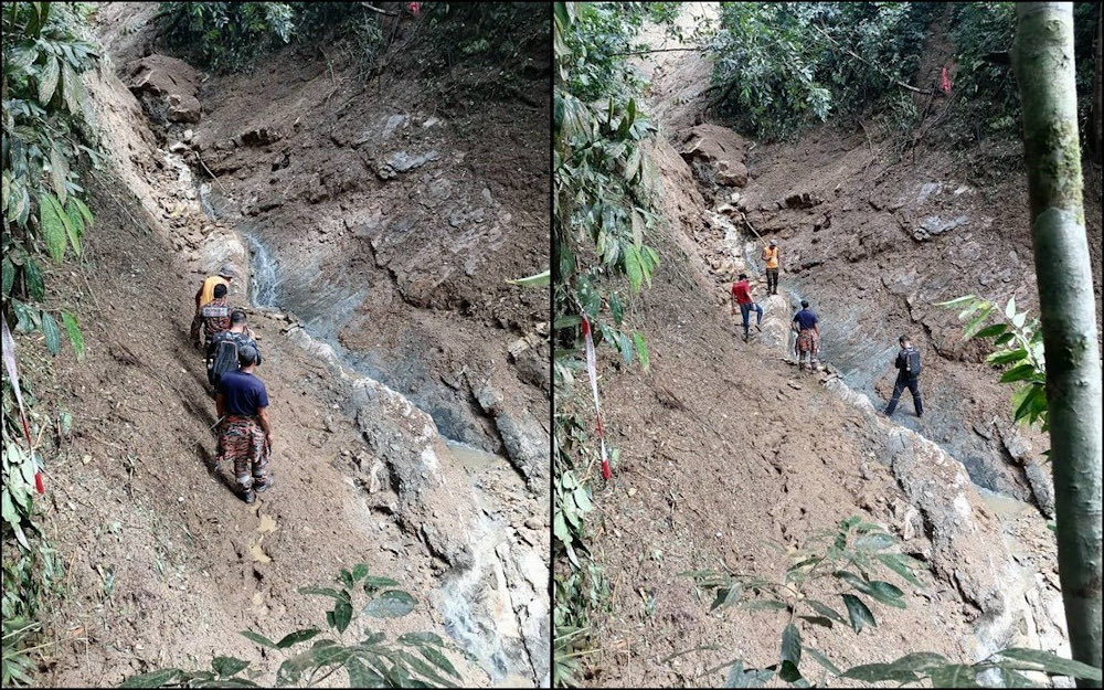 Police said a search and rescue (SAR) operation is underway after two women were reported missing in a water surge incident while climbing Gunung Suku. u00e2u20acu201d Picture courtesy of Fire and Rescue Dept