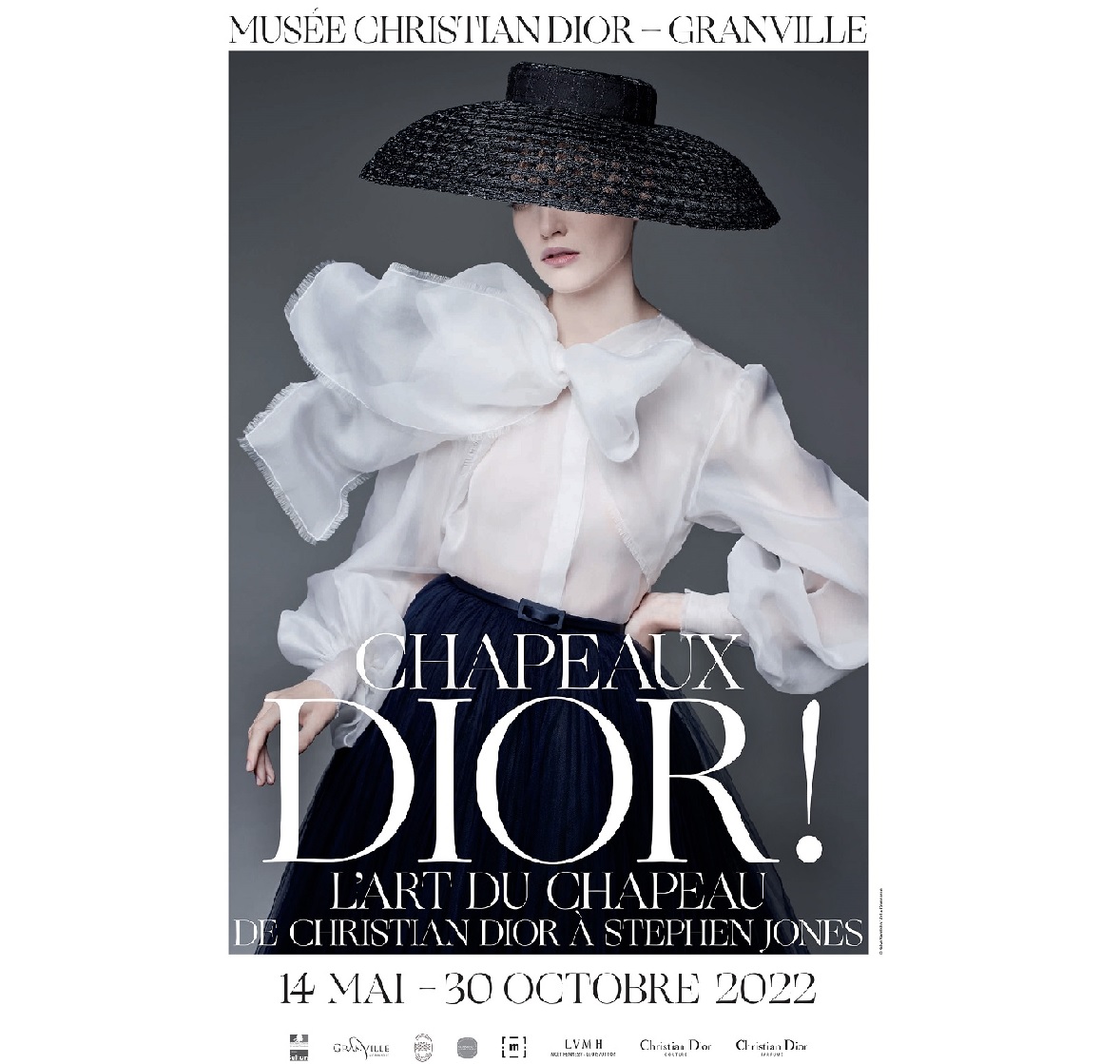 u00e2u20acu02dcChapeaux Dior, l'art du chapeau de Christian Dior u00c3u00a0 Stephen Jonesu00e2u20acu2122 runs May 14 to October 30, 2022, at Musu00c3u00a9e Christian Dior in Granville. u00e2u20acu2022 Picture courtesy of Musu00c3u00a9e Christian Dior
