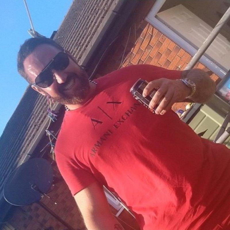 Drug dealer Leon Atkinson was caught by police after posting a photo of himself drinking beer on a secret messaging app. u00e2u20acu201d Picture via Twitternn