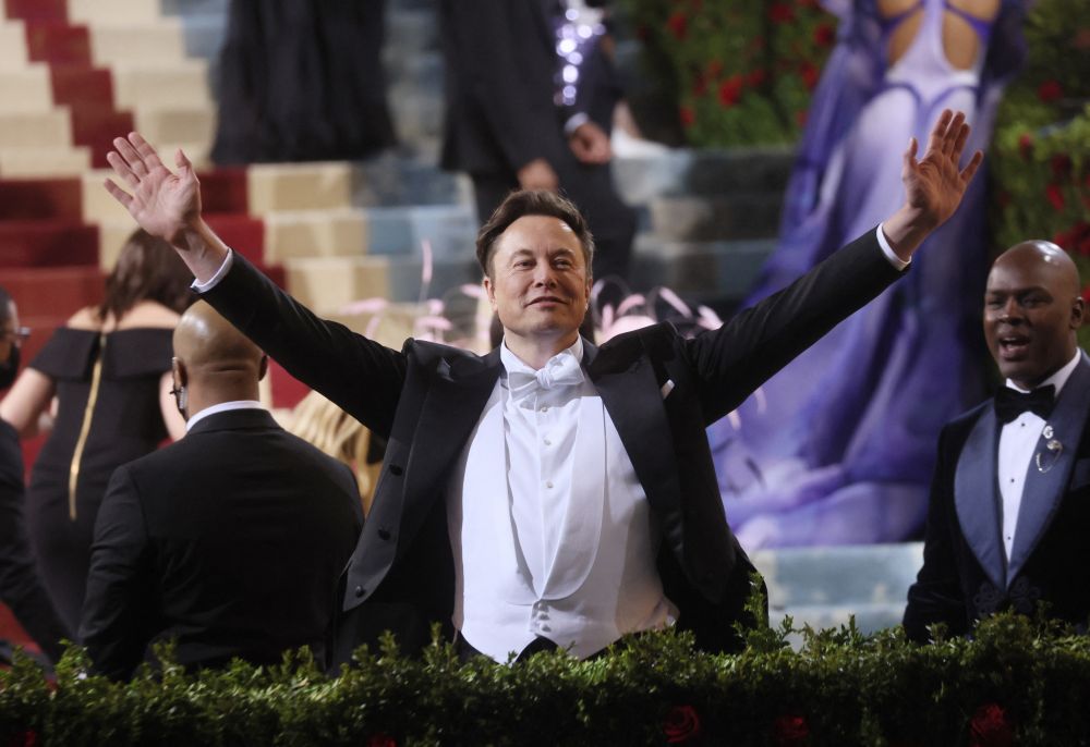 Elon Musk arrives at the Met Gala at the Metropolitan Museum of Art in New York City May 2, 2022. u00e2u20acu201d Reuters picnn