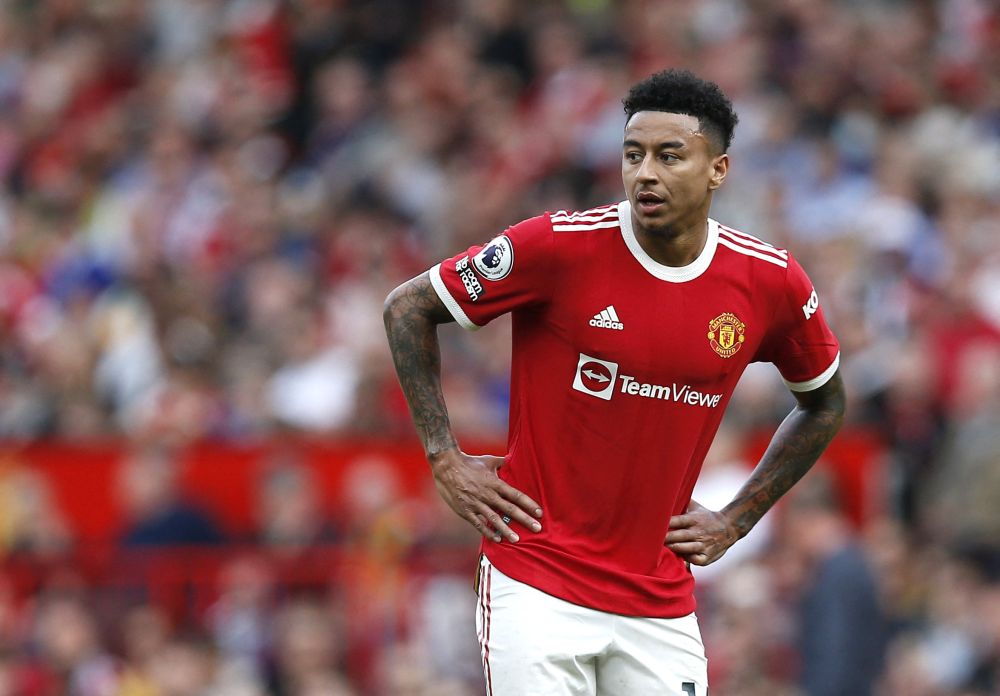 Manchester United's Jesse Lingard reacts during the match against Norwich City at Old Trafford, Manchester April 16, 2022. u00e2u20acu201d Reuters pic