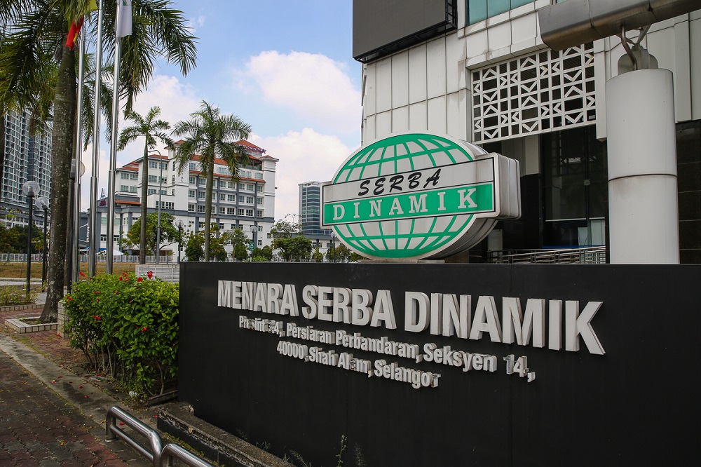 A view of Serba Dinamik Holdings Berhad’s headquarters in Shah Alam May 14, 2022. ― Picture by Yusof Mat Isa