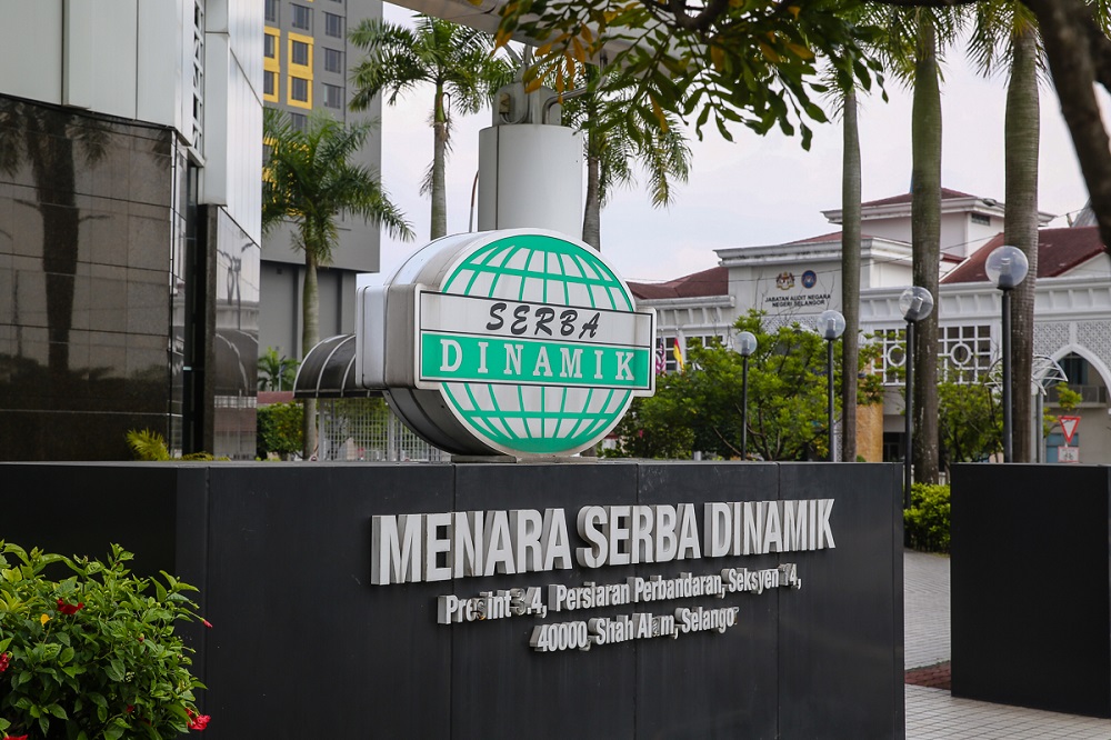 A view of Serba Dinamik Holdings Berhadu00e2u20acu2122s headquarters in Shah Alam May 14, 2022. u00e2u20acu2022 Picture by Yusof Mat Isa