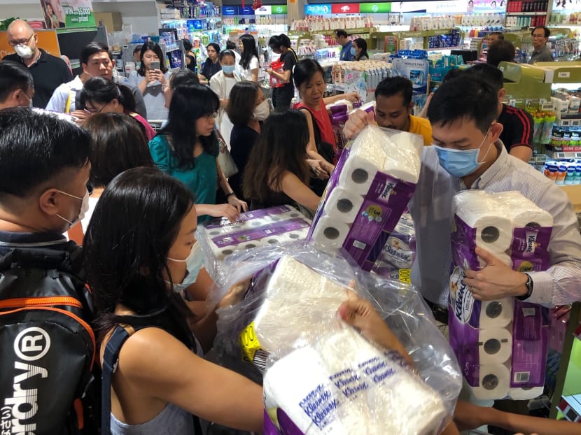 Panic buying at supermarkets on February 7, 2020. u00e2u20acu2022 TODAY picnn