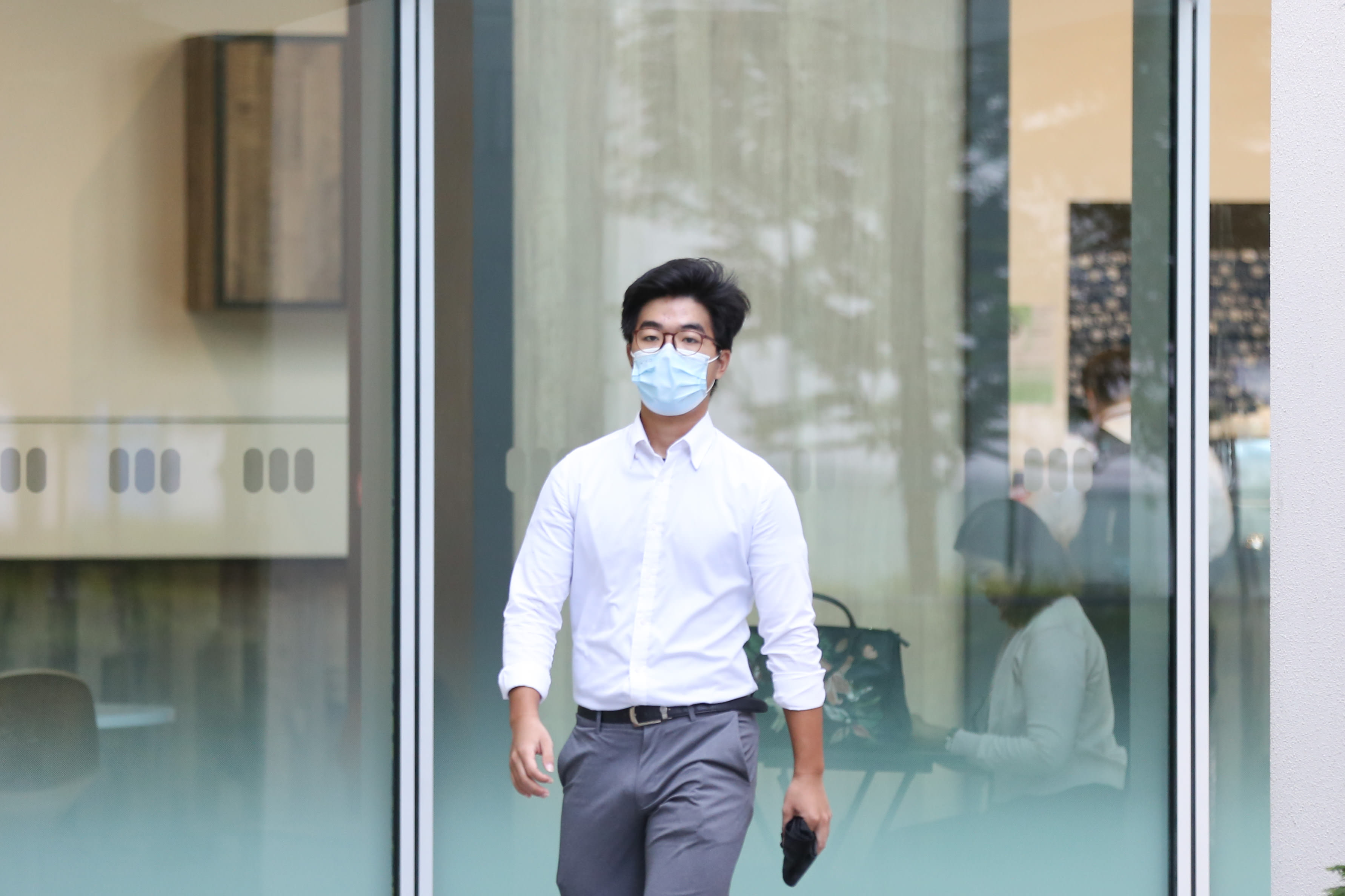 Sun Sicong outside the State Courts on May 6, 2022. u00e2u20acu2022 TODAY pic