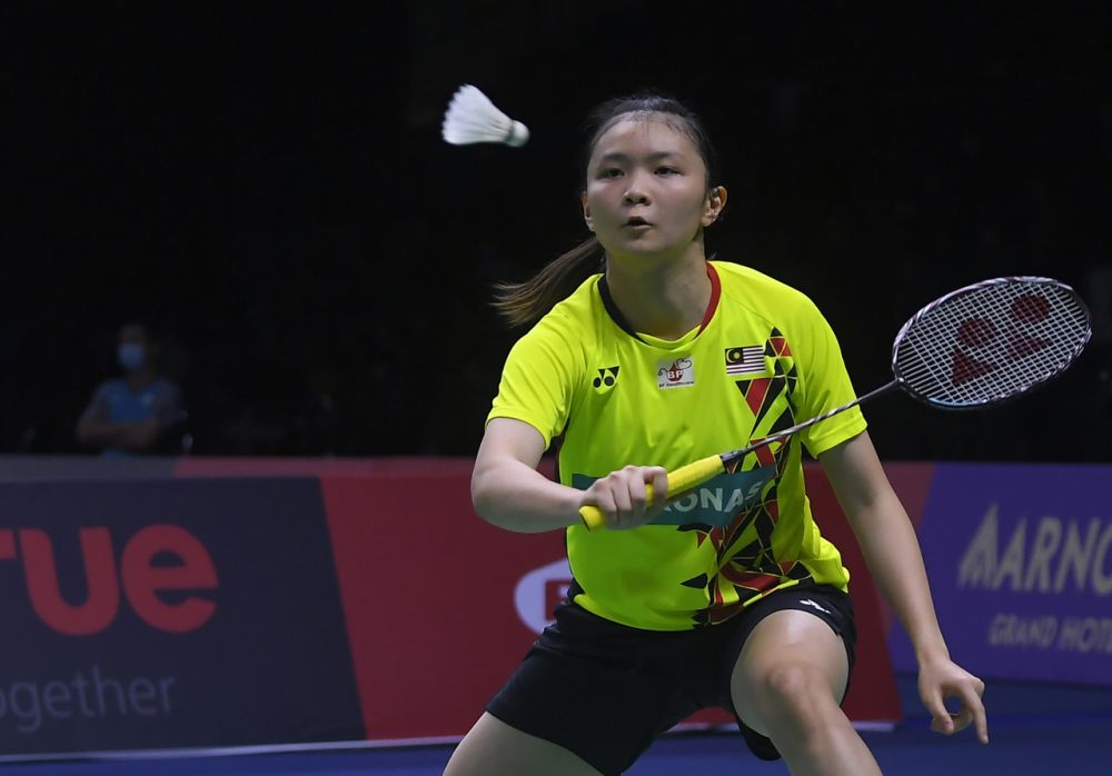 National shuttler Tan Zhing Yi trounced Egyptu00e2u20acu2122s Nour Ahmed Youssri, 21-12, 21-14. u00e2u20acu201d Bernama pic 