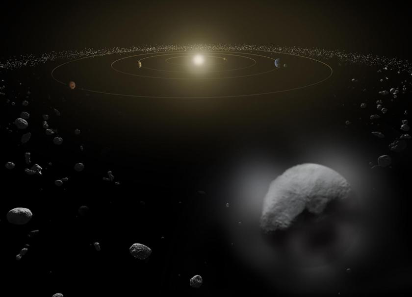 Dwarf planet Ceres is seen in the main asteroid belt, between the orbits of Mars and Jupiter, as illustrated in this undated artist's conception released by NASA January 22, 2014. u00e2u20acu201d Reuters pic