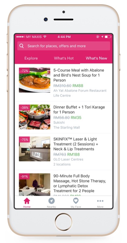 Fave enlists over 2,000 local businesses including restaurants, spas, fitness centres, and hotels nationwide. — Picture courtesy of Fave