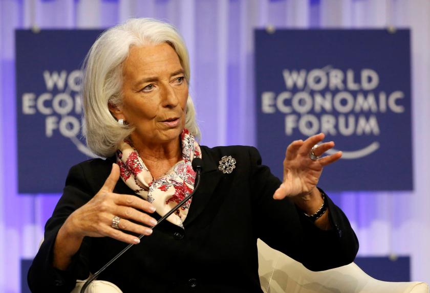 Christine Lagarde, Managing Director of the International Monetary Fund (IMF) speaks during a session at the World Economic Forum (WEF) in Davos January 25, 2014.  u00e2u20acu201d Reuters pic
