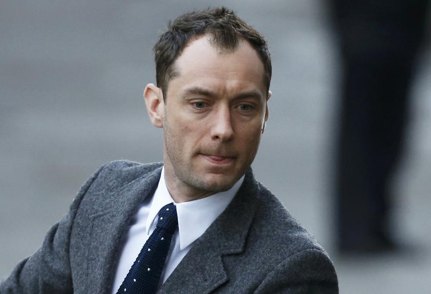 Actor Jude Law arrives to give evidence at the Old Bailey courthouse in London January 27, 2014. u00e2u20acu201d Reuters pic