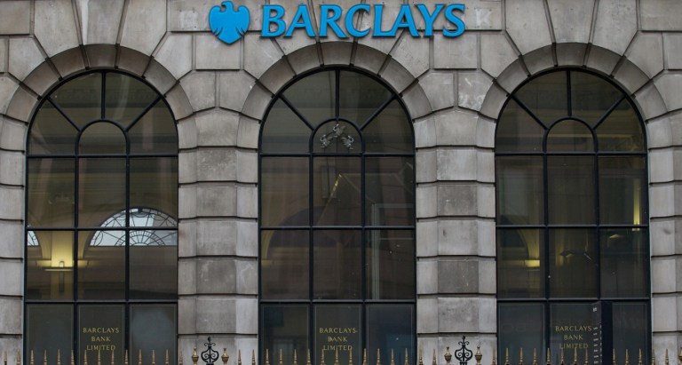 This picture taken on February 11, 2013 shows a branch of Barclays bank in central London. u00e2u20acu201d AFP pic