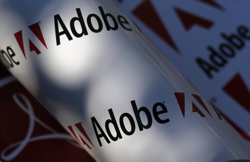Adobe company logos are seen in this picture illustration taken in Vienna July 9, 2013. Picture taken July 9, 2013. u00e2u20acu201d Reuters pic