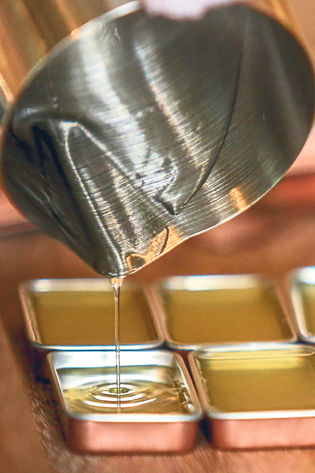 The making of solid cologne by The Apothecary Malaysia