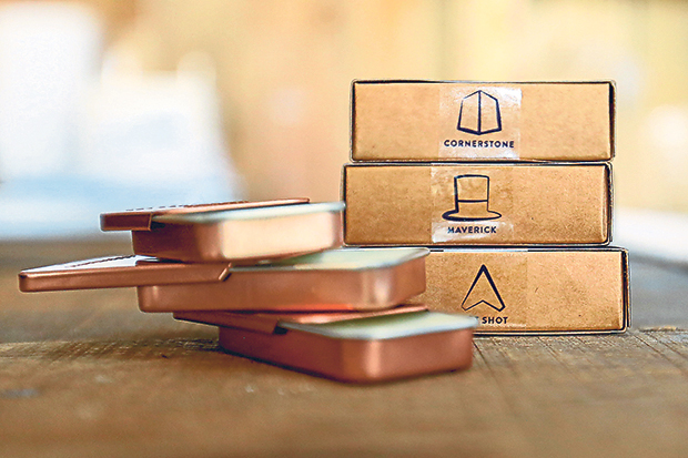 Small and easy to carry, the solid cologne fits right in the pocket