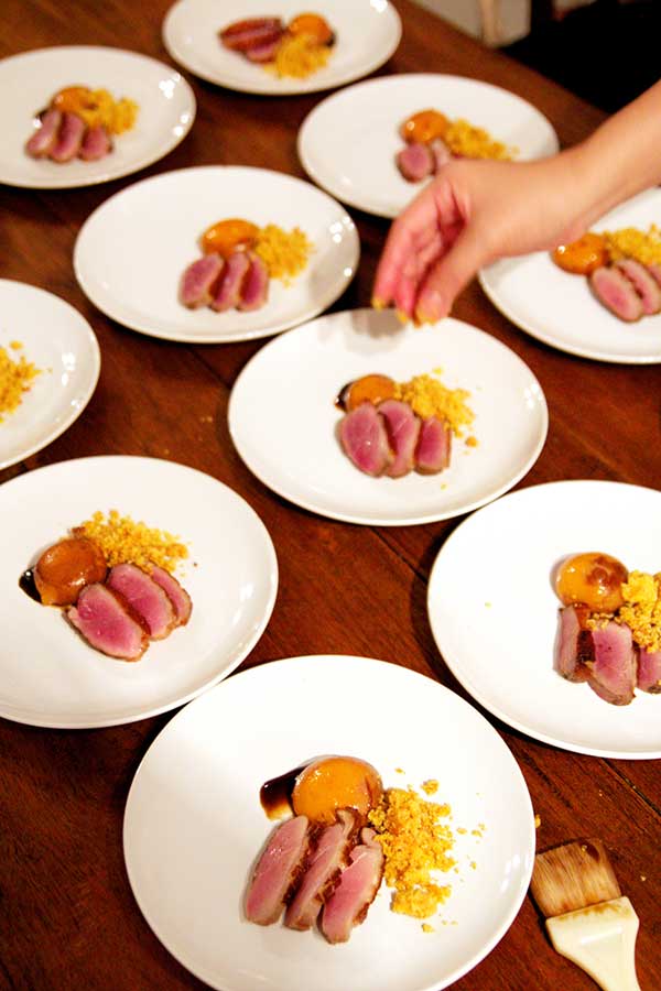 A sea of finished dishes. – Picture courtesy of Transparent Apron.