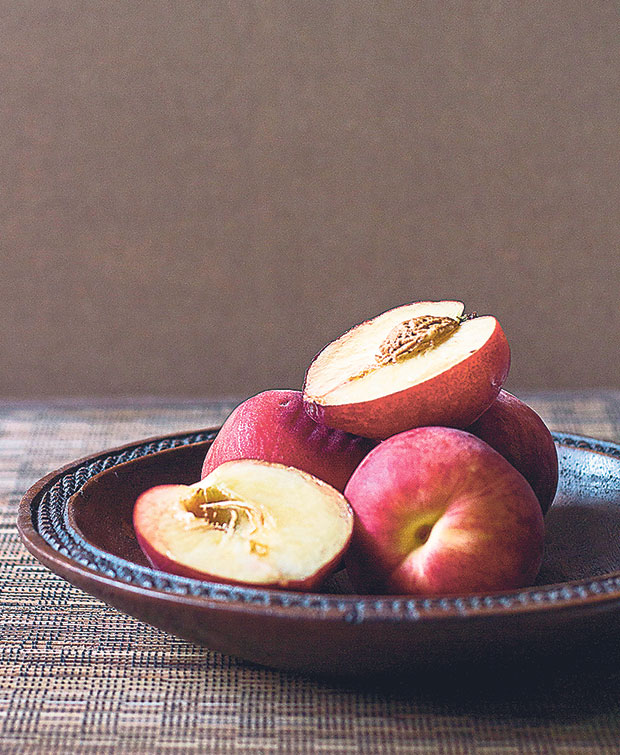 Peaches are full of vitamin C, potassium and fibre