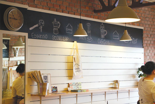 Minimalist décor at Ceresia gels well with its Little Tokyo location.