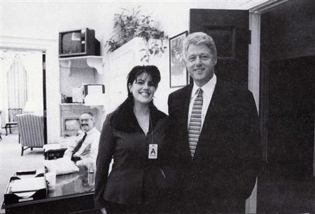 Bill Clinton with Monica Lewinsky in a November 17, 1995 photograph. u00e2u20acu201d Reuters file pic