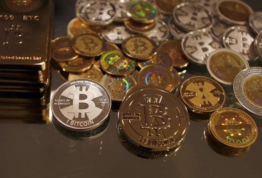 Bitcoins created by enthusiast Mike Caldwell are seen in a photo illustration at his office in Sandy, Utah, September 17, 2013. u00e2u20acu201d Reuters pic