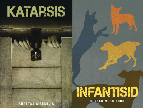 Contemporary Malay pulp fiction: Katarsis (left) and Infatisid (right). Pictures courtesy of Buku Fixi